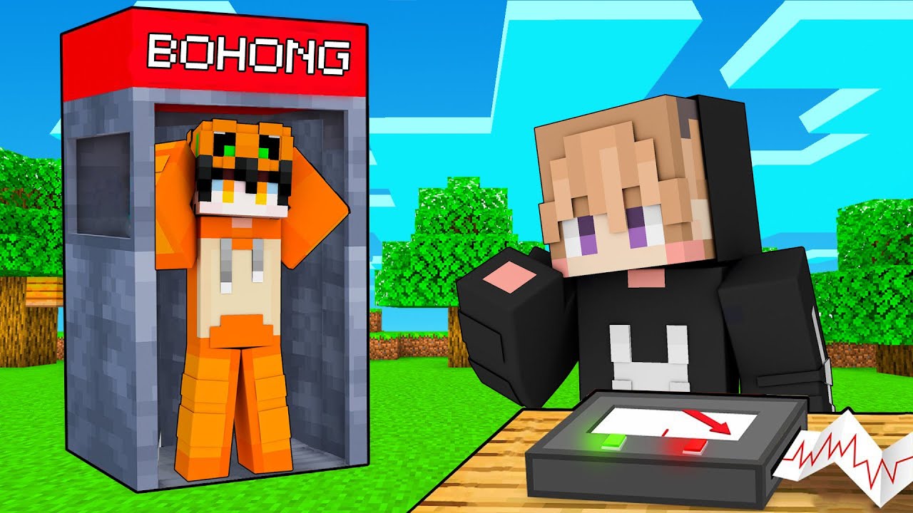 AKU PAKAI ALAT PENDETEKSI KEBOHONGAN UNTUK TES KEJUJURAN DI MINECRAFT!!