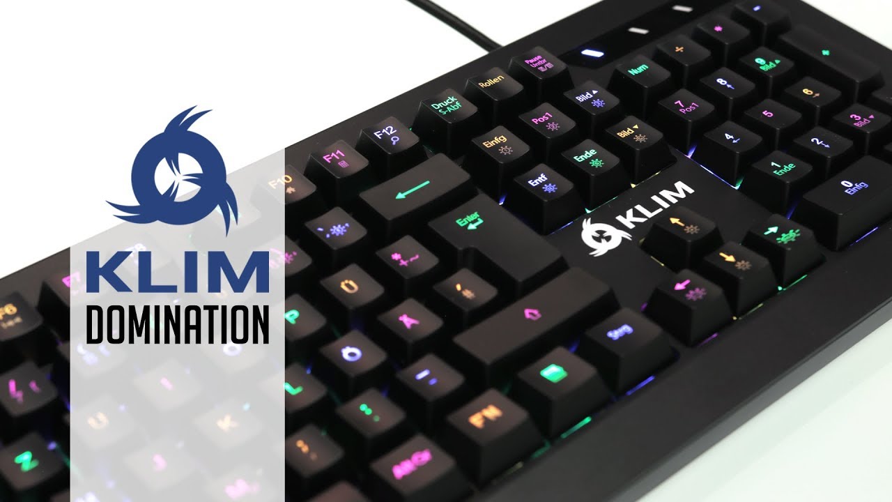 KLIM Domination - Un clavier mécanique full RGB à moins de 70€ 