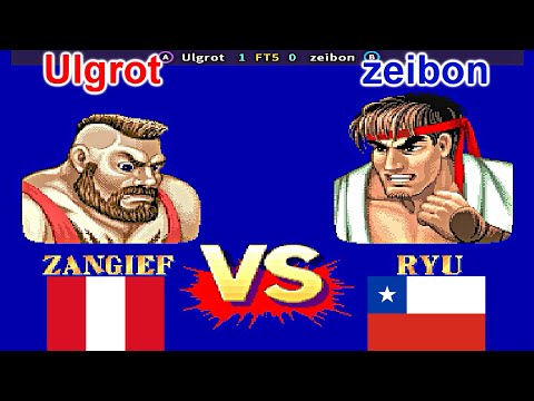 Street Fighter II': Champion Edition - Ulgrot vs zeibon FT5 + Rematch