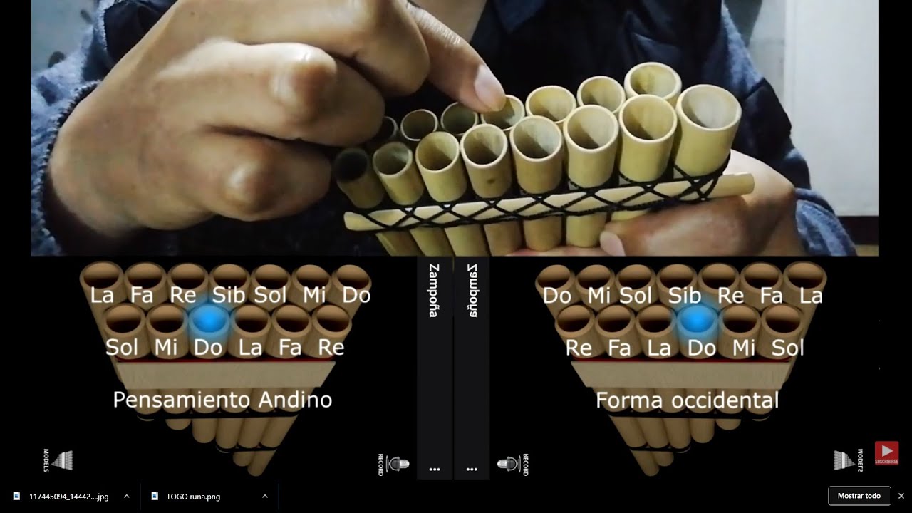 Fria (Los Kjarkas de Bolivia) Tutorial para zampoña en su tono original y sol mayor con partitura.