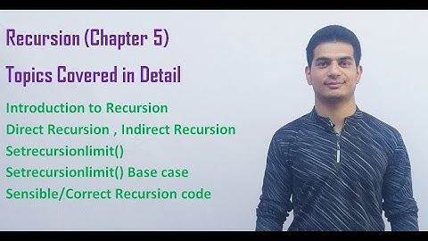 Recursion | Class 12 Computer Science with Python