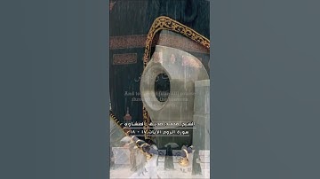 سورة الروم الآيات ١٧-١٨ الشيخ محمد صديق المنشاوي