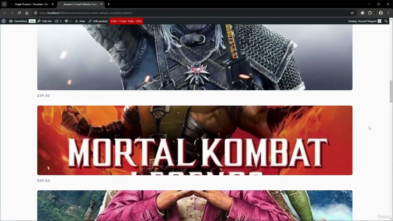 WooCommerce Blocks: Similar Games Block | WordPress eCommerce Course