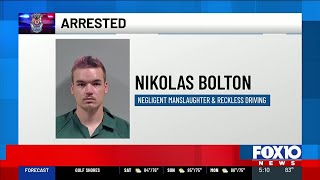 Pensacola PD arrests driver on manslaughter charge after woman’s unborn child dies in crash