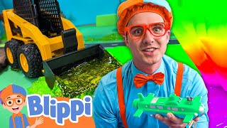 Blippi Plays With Toys and Slime! | Blippi and Meekah Best Friend Adventures | Educational Videos