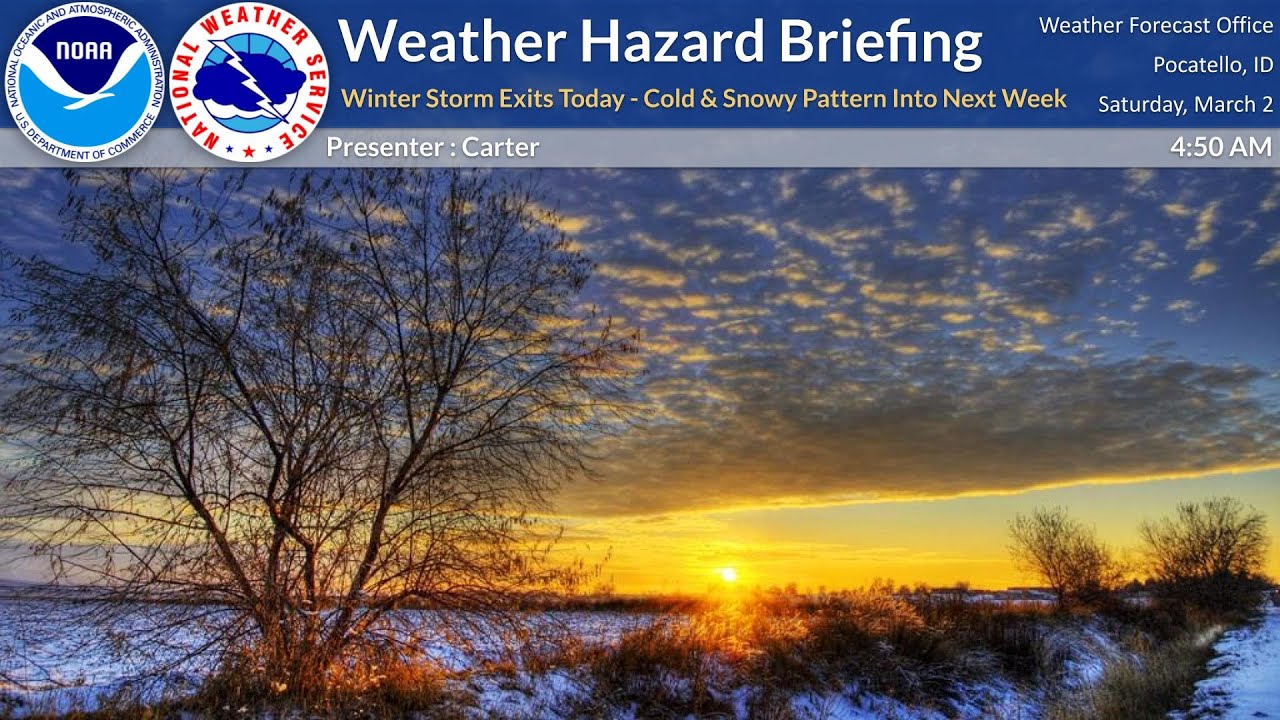 03/02/24 Hazard Briefing - Winter Storm Exits Today - Cold & Snowy ...
