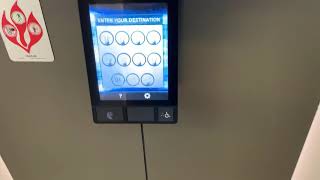 QUICK RIDE!! NEW ThyssenKrupp AGILE TWIN Traction Elevators at the Coda Building