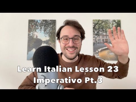 Learn Italian - Lesson 23 | Imperativo Pt. 3 | The Imperative with Object Pronouns