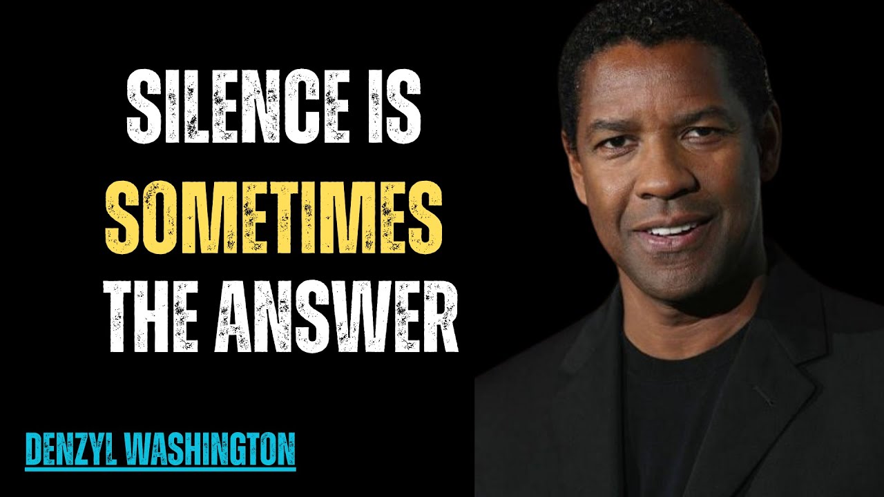 When Someone Disrespects You, This Is What You Do - Denzel Washington Motivational Speech