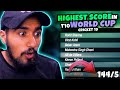 Highest score in a t10 match  cricket 19