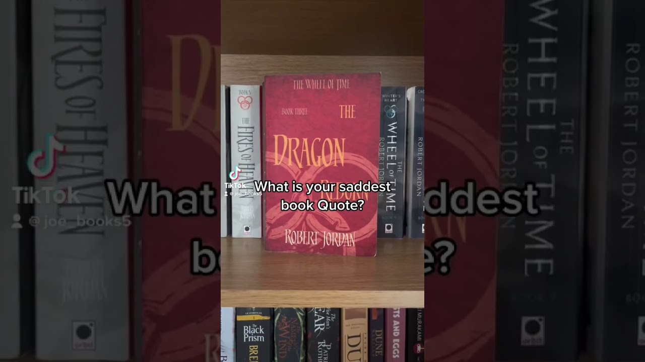 What is the saddest book Quote? 📚📚 