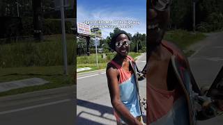 Skater Finds Me On The Highway Skating Across America
