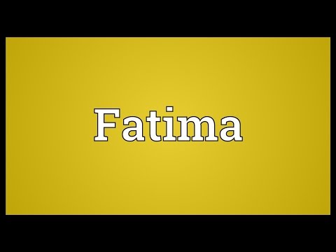 Fatima Meaning
