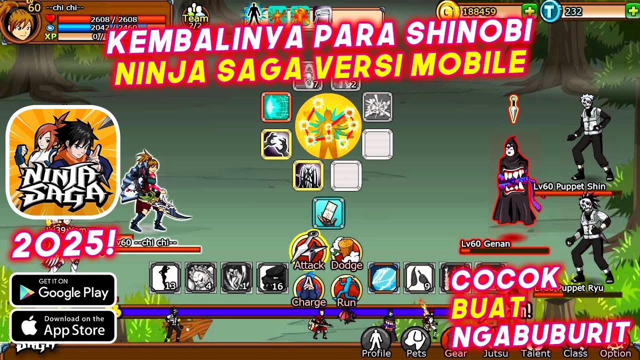 RILIS🔥 GAME NINJA SAGA TERBARU 2025 ! NINJA SAGA VERSI MOBILE (ANDROID/IOS)
