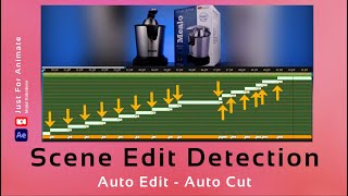 Scene Edit Detection - Auto Edit - Auto Cut - Adobe After Effects Tutorial - Animation Tutorial