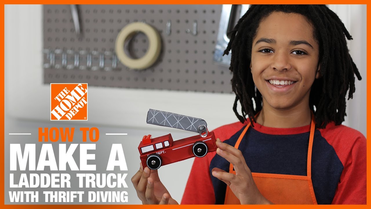 DIY Ladder Truck with ThriftDiving The Home Depot YouTube