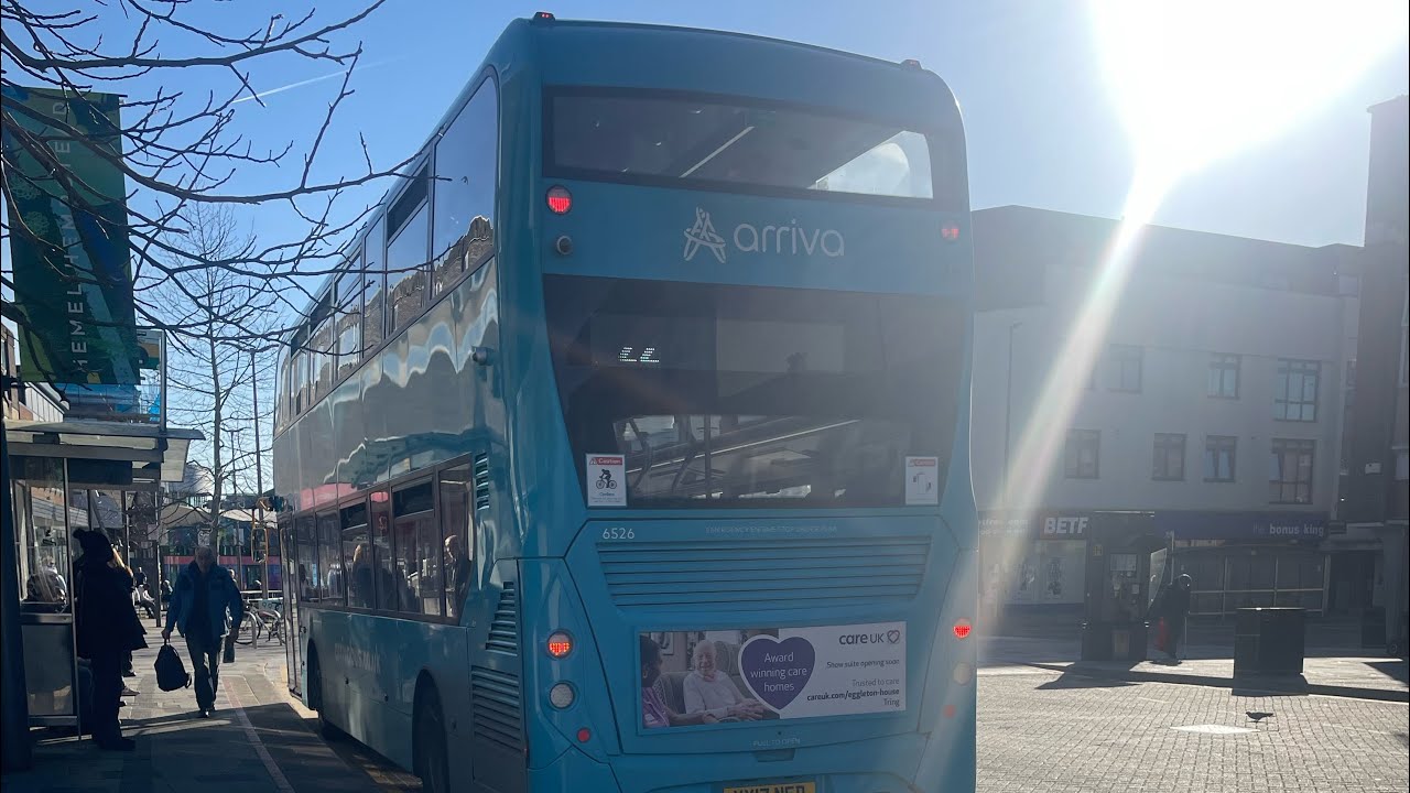 FLOORED!! Arriva Herts and Essex ADL Enviro400 MMC 6526 YX17 NFD on Route 322