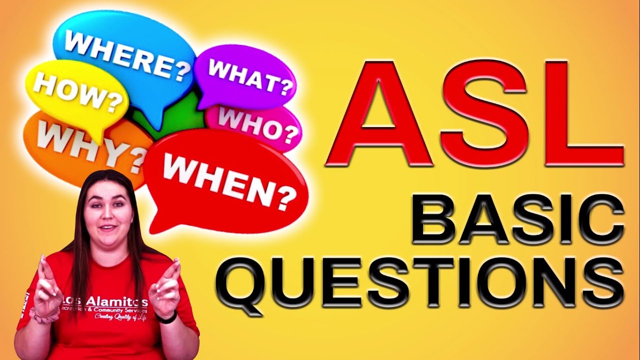 Sign Language - Basic Questions - YouTube