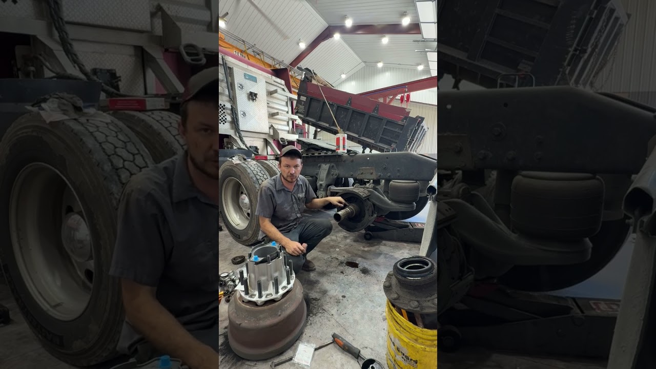 Разрушенные подшипники колёс Peterbilt! Советы по ремонту и сборке!