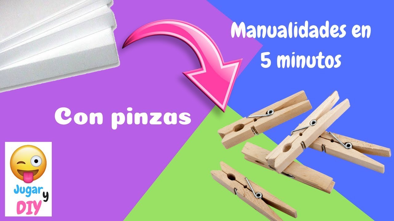 Ideas en 5 minutos con pinzas de tender la ropa