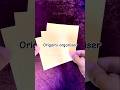 Simple and easy process to make origami organiser #organization #diy
