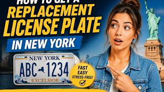 How to get a replacement license plate in New York