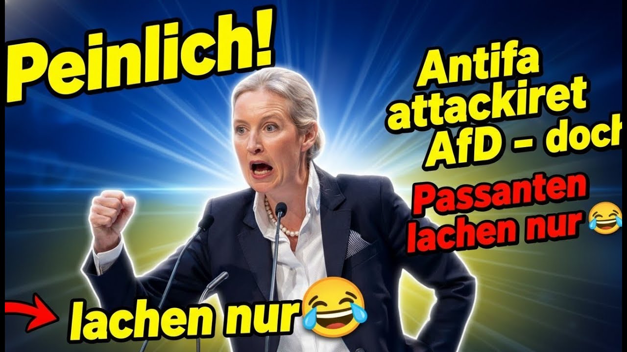 Peinlich! Antifa attackiert AfD – doch Passanten lachen nur 😅