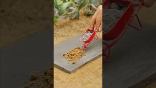 Mini Concrete Pour & Formwork Step-by-Step #diycrafts #film #shorts