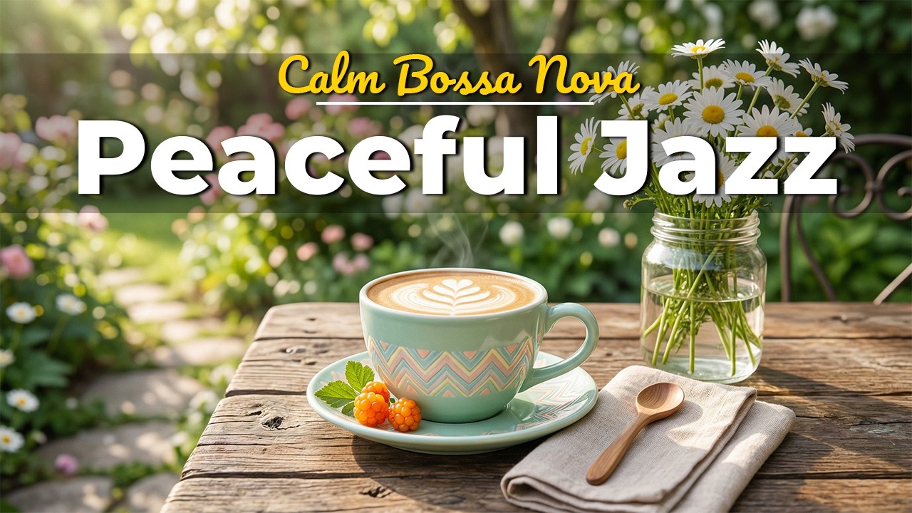 Calm Morning Bossa Nova ☕ Cozy Jazz Cafe Music for Study, Work ...