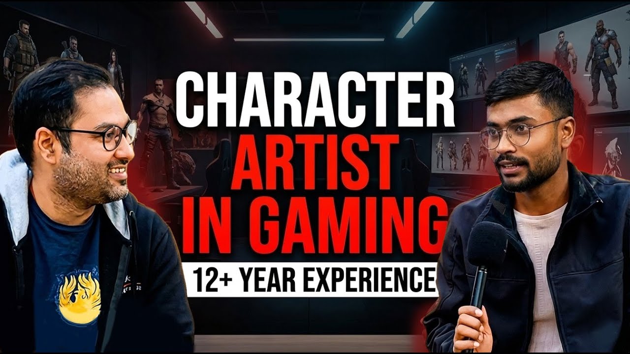 The story of character artist in gaming industry | 12+year expertise | Hindi Podcast