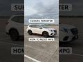 Subaru Forester - how to reset mpg #subaru #subaruforester #subie