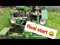 Homemade malotraktor, real start, motor jawa 250