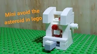 how to build a mini avoid the asteroid in Lego...