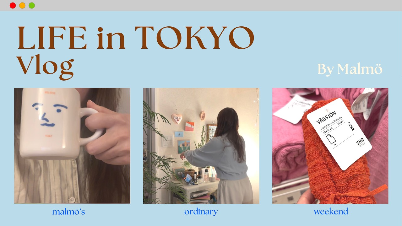 Life in Tokyo / Weekend Vlog / Buy cute lighting at IKEA / Morning in Asakusa /
