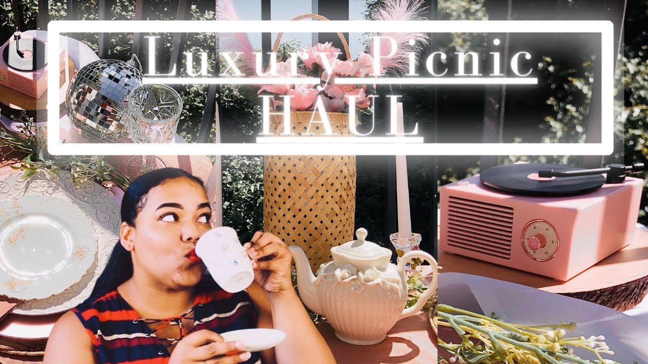 “AFFORDABLE” LUXURY PICNIC & OUTDOOR DINING HAUL | For Beginners and Cheapskates￼ like me!