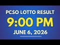 [LIVE] PCSO 9PM Lotto Result Today June 6, 2026 | Complete Draw Results