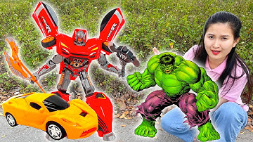 Changcady chạm trán Transformer, tìm được siêu nhân người sắt, người khổng lồ xanh