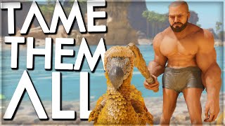 TAMING EVERY DINO | Humble Beginnings | Ark: Survival Ascended #01