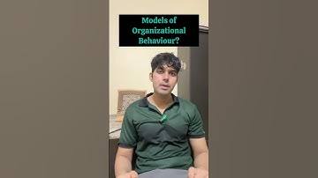 Models of Organizational Behaviour | OB BBA AKTU CCSU #shorts