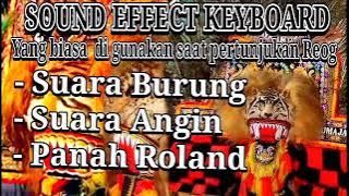 Sound Effect Keyboard Suara Burung//Suara Efek yang sering di gunakan saat pementasan Reog ponorogo