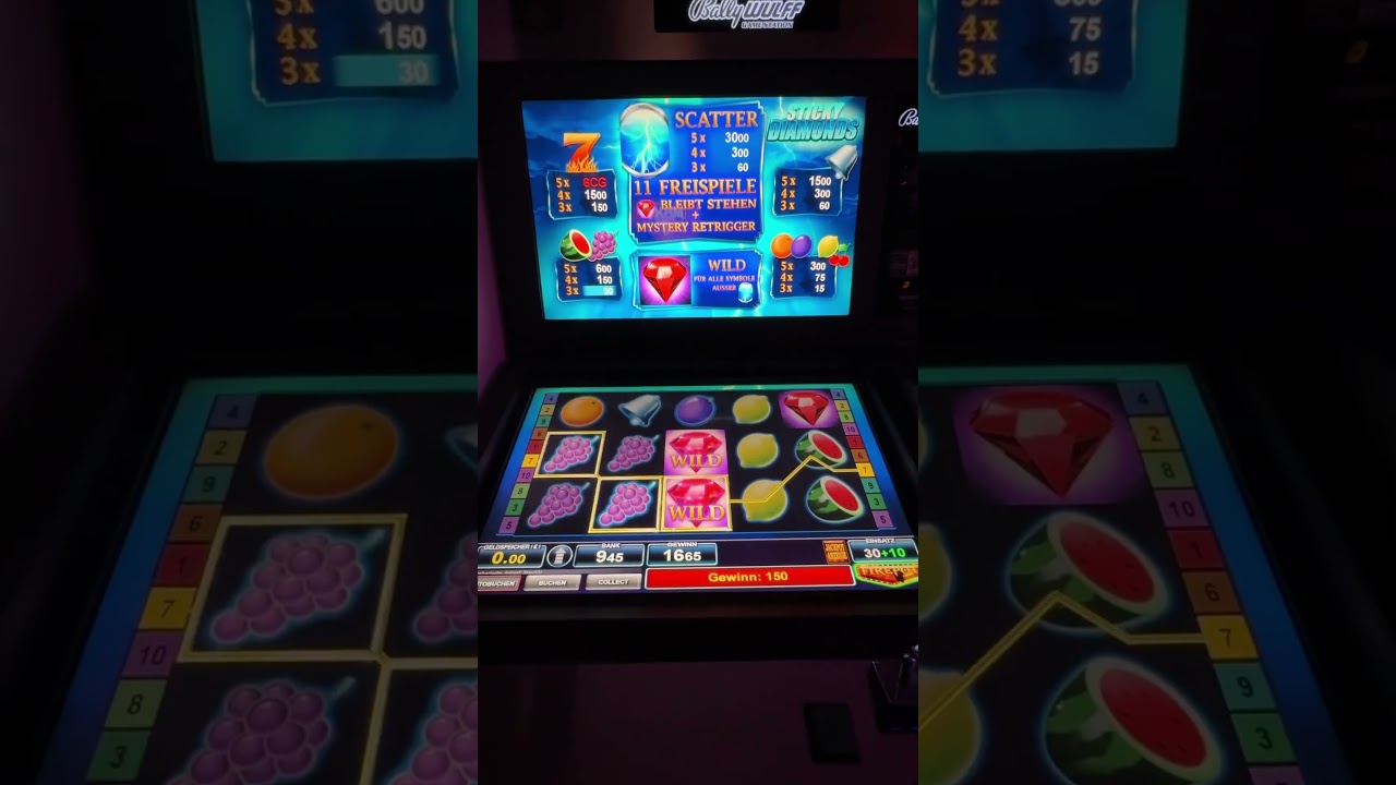 Bally Wulff Sticky Diamonds Freispiele Zocken Spielothek Letsplay Multigamer