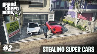 Get Rich Quick In GTA V : Stealing Super Cars For Dealership | Franklin And Lamar Mission #gta5