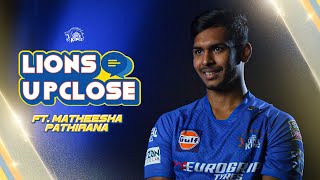 "In my cricket life, Dhoni’s like my father"| Lions up close Ft. Matheesha Pathirana