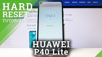Hard Reset Huawei P40 Lite - Bypass Screen Lock by Recovery Mode / Factory Reset