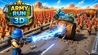 Army Run 3D Gameplay 🔥 Massive Soldier Rush Battle & Epic Laser Attack screenshot 3