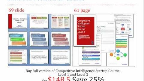 Competitive Intelligence Trainings