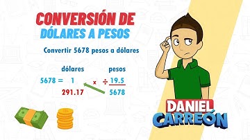 CONVERSIÓN DE PESOS A DOLARES Super facil - Para principiantes