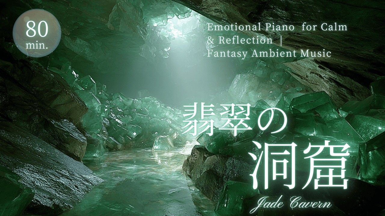 【瞑想用BGM】翡翠の洞窟 – Piano & StringsJade Cavern | Quiet Fantasy Music