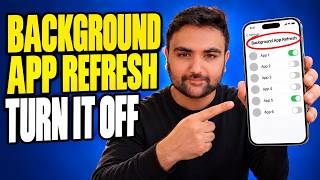How to Turn Off Background App Refresh on an iPhone (iPhone 17e, iOS 27)