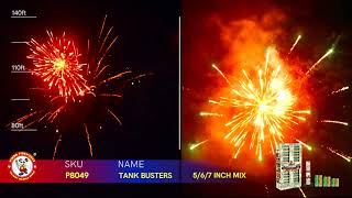 TANK BUSTERS P8049 WINDA FIREWORKS 2022 NEW ITEMS Update